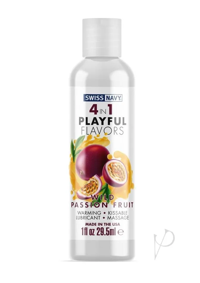 Swiss Navy Lubricants Swiss Navy 4 In 1 Flavored Lubricant 1oz Wild Passion Fruit Swiss Navy Lubricants Swiss Navy 4 In 1 Flavored Lubricant 1oz Wild Passion Fruit