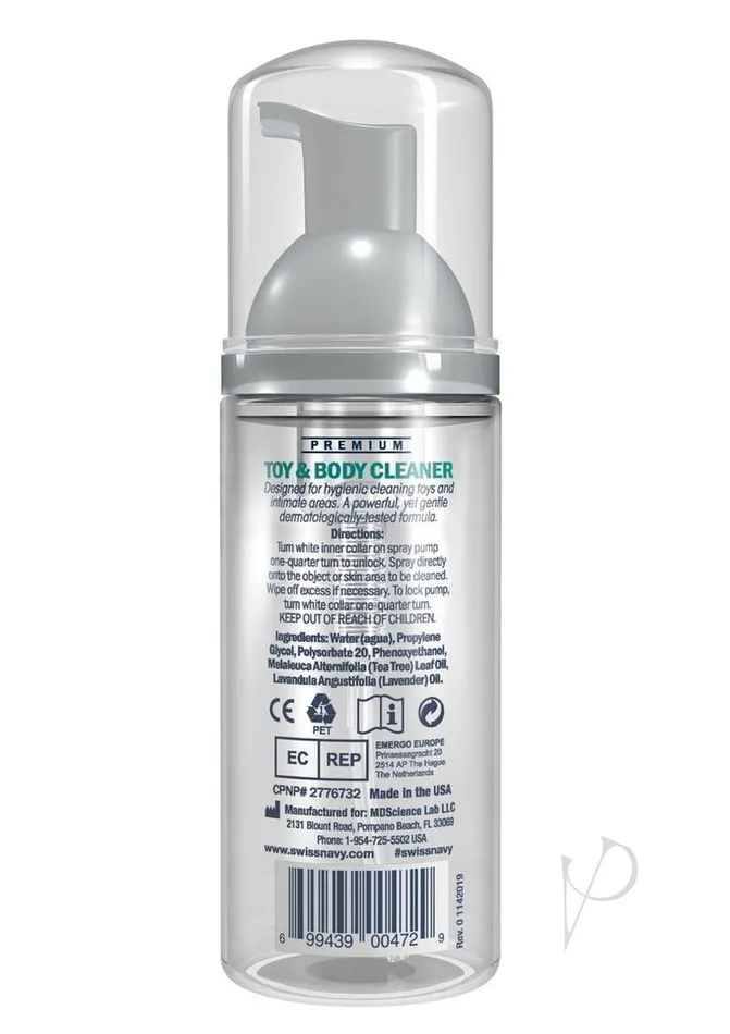 Swiss Navy Vibrators Swiss Navy Toy and Body Cleaner 16oz