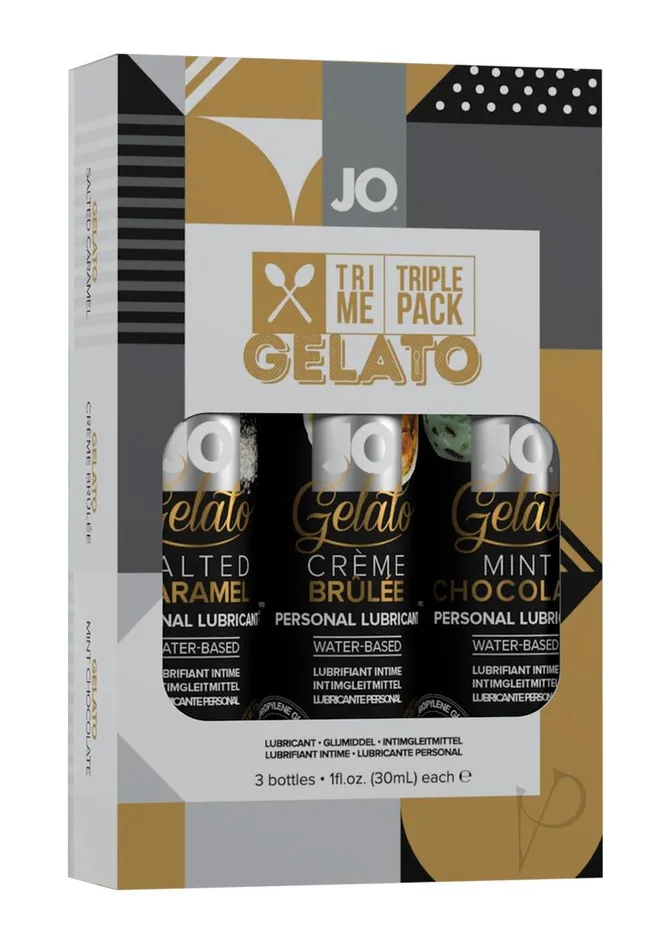 System Jo JO TriMe Triple Pack Gelato 1oz 3 Bottles Vibrators
