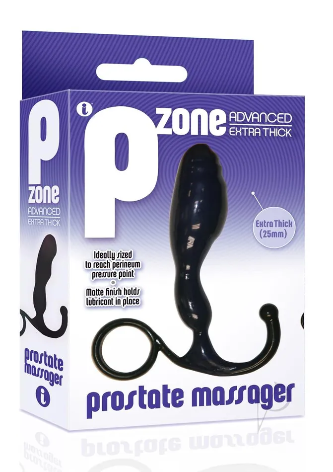 The 9s Anal The 9s PZone Advanced Prostate Massager Black