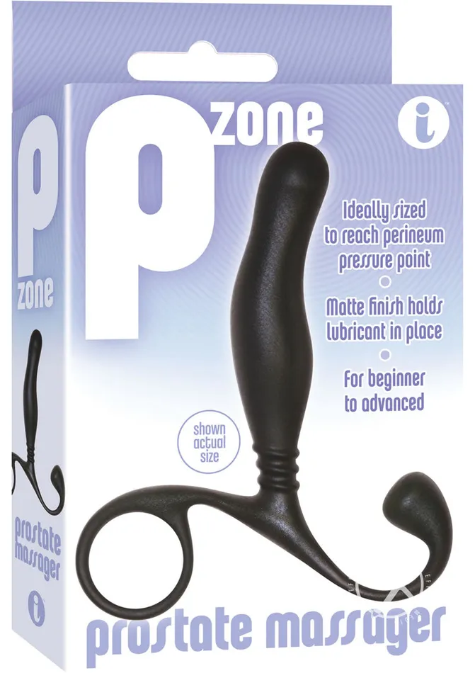 The 9s Anal The 9s P Zone Prostate Massager Black