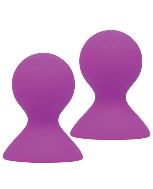 The 9s Female Sex Toys The 9s NipPulls Silicone Nipple Pumps Violet