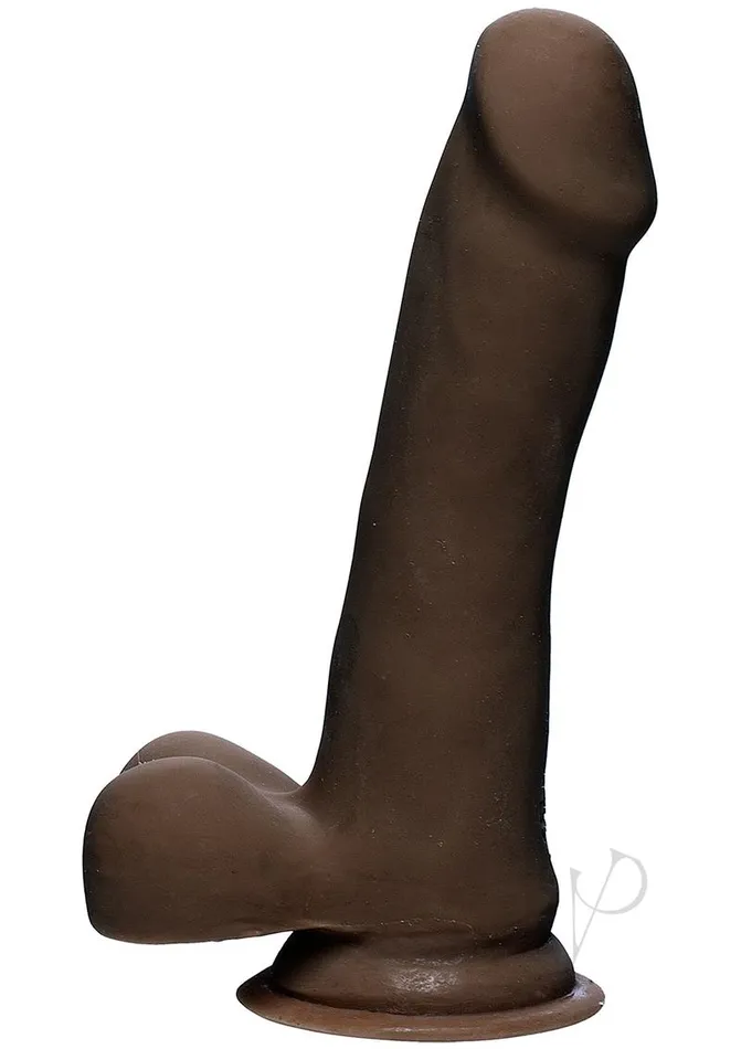 The D Female Sex Toys The D Slim D Ultraskyn Dildo with Balls 65in Chocolate The D Female Sex Toys The D Slim D Ultraskyn Dildo with Balls 65in Chocolate