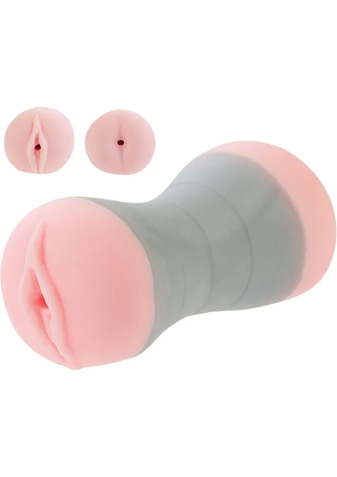 The Gripper Male Sex Toys Travel Gripper Dual Density Stroker Pussy and Ass Pink The Gripper Male Sex Toys Travel Gripper Dual Density Stroker Pussy and Ass Pink