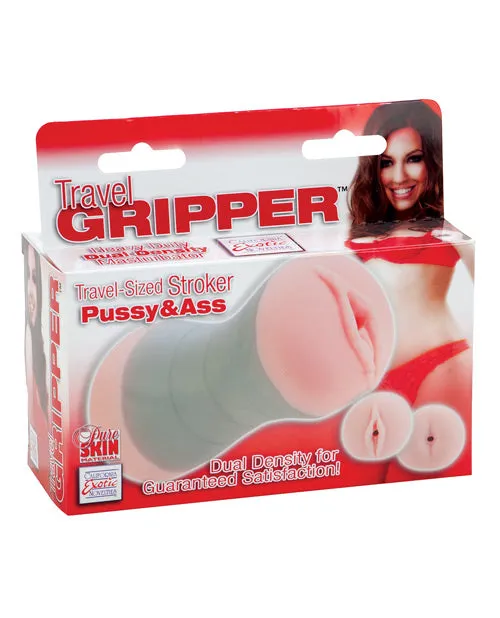 The Gripper Male Sex Toys Travel Gripper Dual Density Stroker Pussy and Ass Pink The Gripper Male Sex Toys Travel Gripper Dual Density Stroker Pussy and Ass Pink