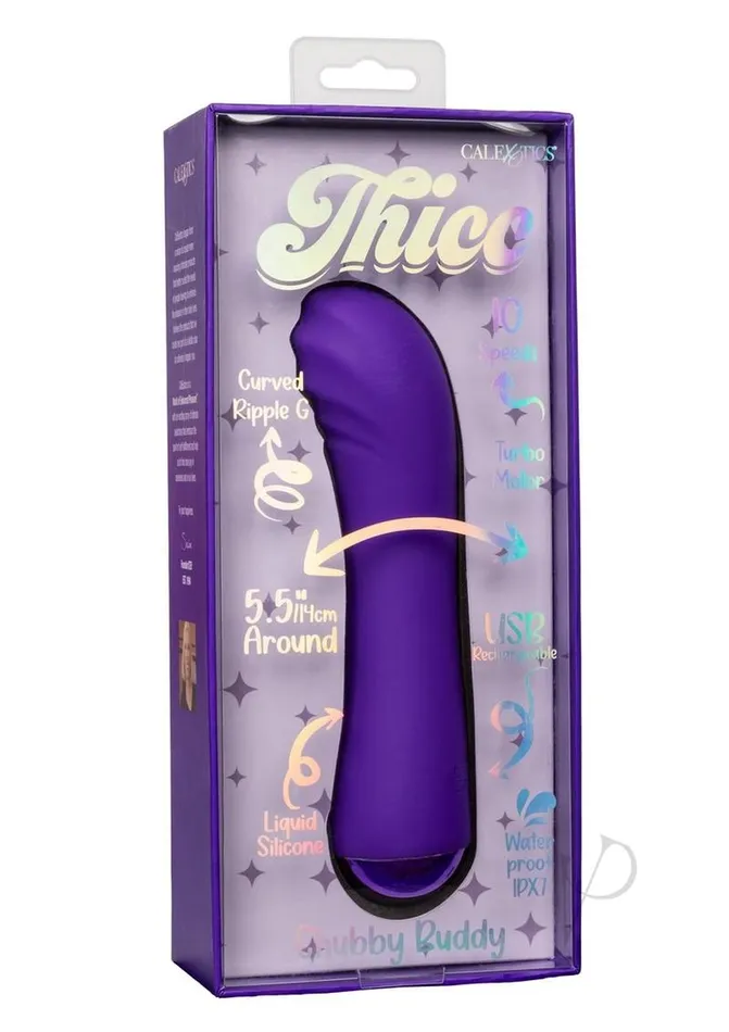Thicc Vibrators Thicc Chubby Buddy Rechargeable Silicone GSpot Vibrator Purple Thicc Vibrators Thicc Chubby Buddy Rechargeable Silicone GSpot Vibrator Purple