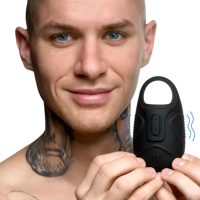 Trinity Men Female Sex Toys 7x Vibrating Silicone Testicle Massager