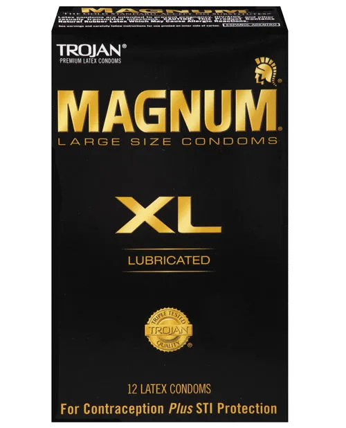 Trojan Trojan Condom Magnum Extra Large Lubricated 12 Pack Male Sex Toys Trojan Trojan Condom Magnum Extra Large Lubricated 12 Pack Male Sex Toys