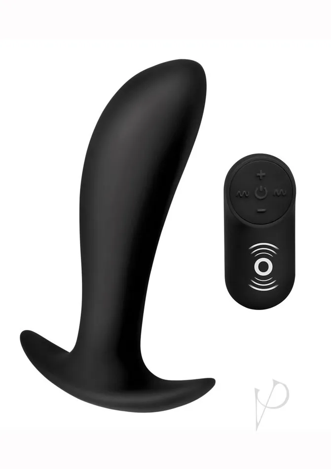 Under Control Female Sex Toys Under Control Rechargeable Silicone Prostate Vibrator with Remote Control Black