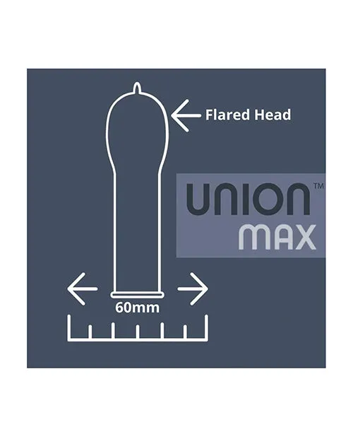 Union Female Sex Toys Union Max Condom Pack of 12 Union Female Sex Toys Union Max Condom Pack of 12