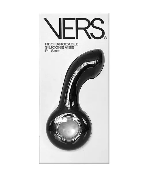 Vers Anal Vers PSpot Rechargeable Silicone Prostate Stimulator Black Vers Anal Vers PSpot Rechargeable Silicone Prostate Stimulator Black