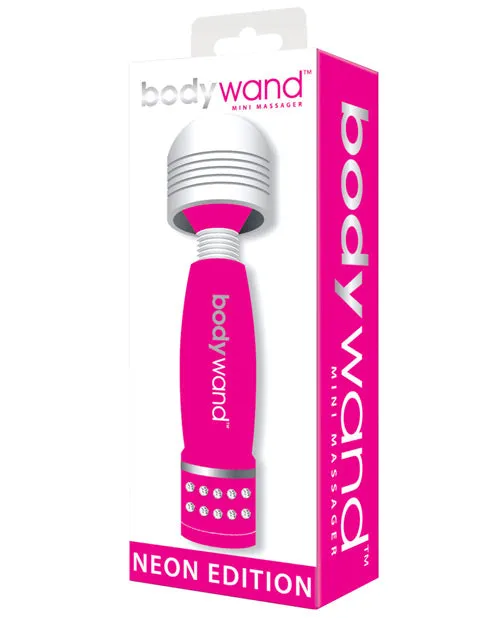 Vibrators Bodywand Bodywand Mini Wand Massager Neon Edition Pink Vibrators Bodywand Bodywand Mini Wand Massager Neon Edition Pink
