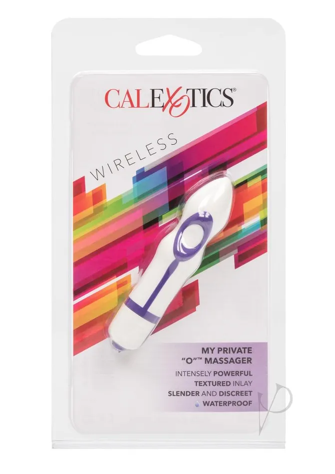 Vibrators Bullets My Private O Bullet Vibrator White and Purple