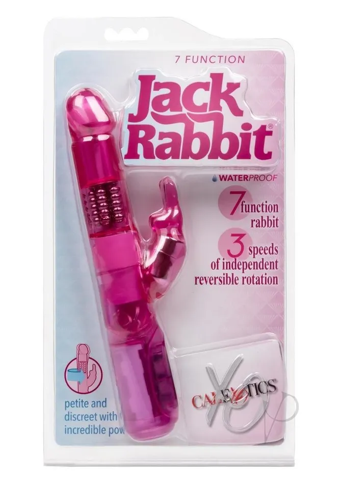 Vibrators Jack Rabbit Jack Rabbit 7 Function Beaded Rabbit Vibrator Pink