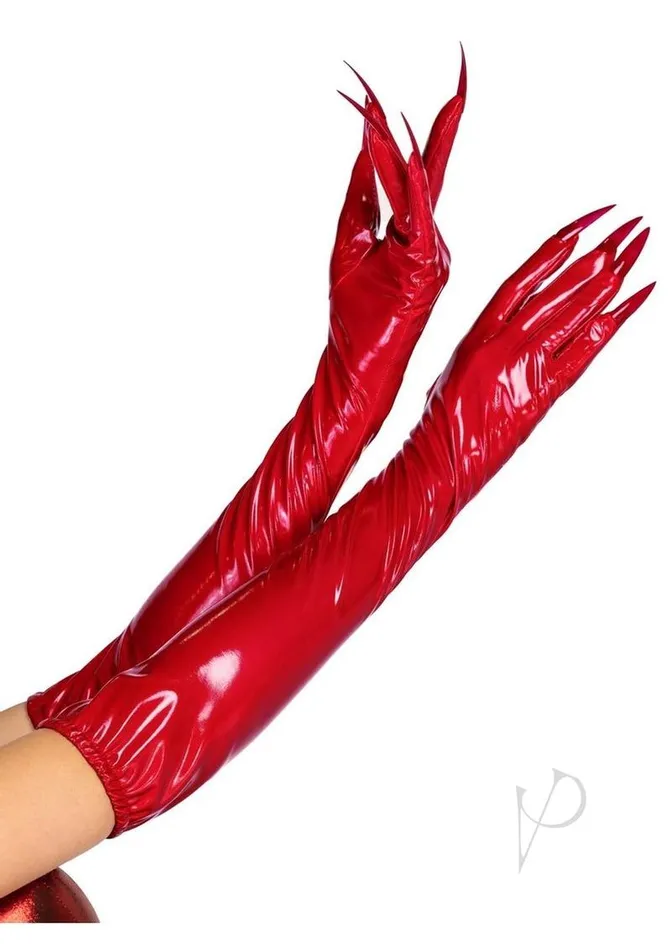 Vibrators Leg Avenue Leg Avenue Vinyl Claw Gloves Large Red Vibrators Leg Avenue Leg Avenue Vinyl Claw Gloves Large Red