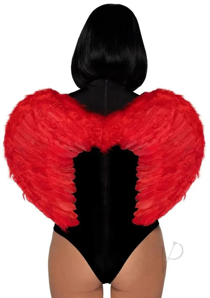 Vibrators Leg Avenue Marabou Trim Wings OS Red Vibrators Leg Avenue Marabou Trim Wings OS Red