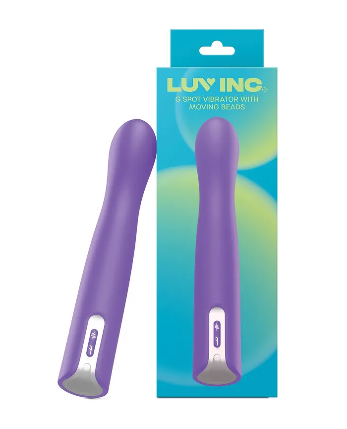 Vibrators Luv Luv Inc GSpot Vibrator wMoving Beads Purple