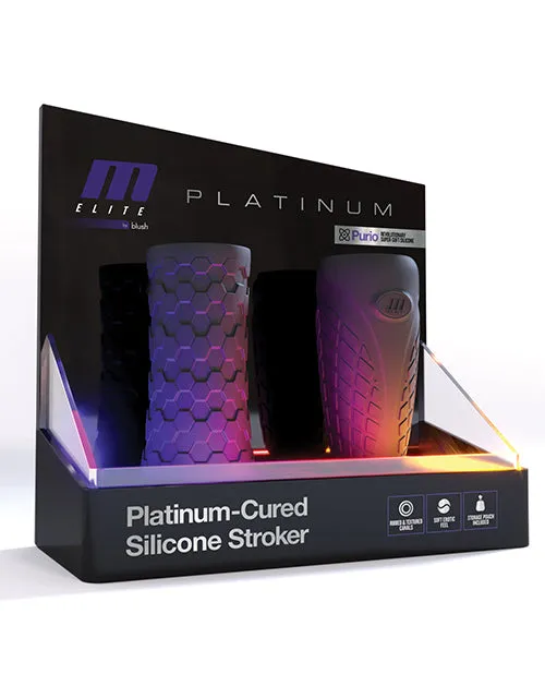 Vibrators M Elite Blush M Elite Platinum Merchandising Kit