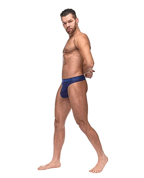 Vibrators Male Power Diamond Mesh Bong Thong Blue LXL