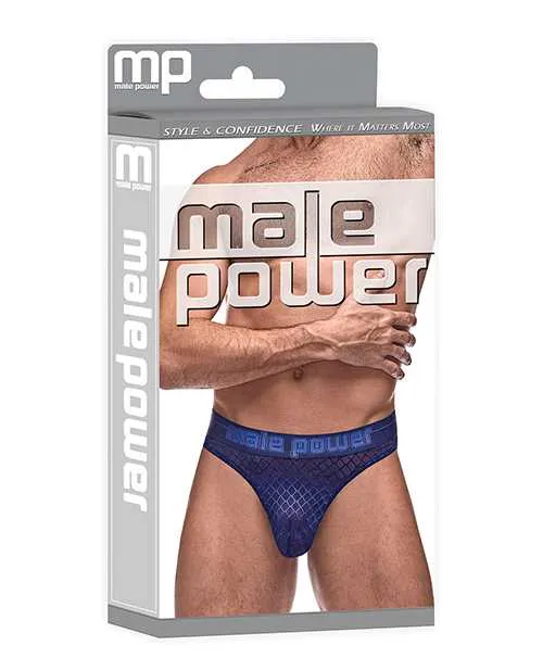 Vibrators Male Power Diamond Mesh Bong Thong Blue LXL Vibrators Male Power Diamond Mesh Bong Thong Blue LXL