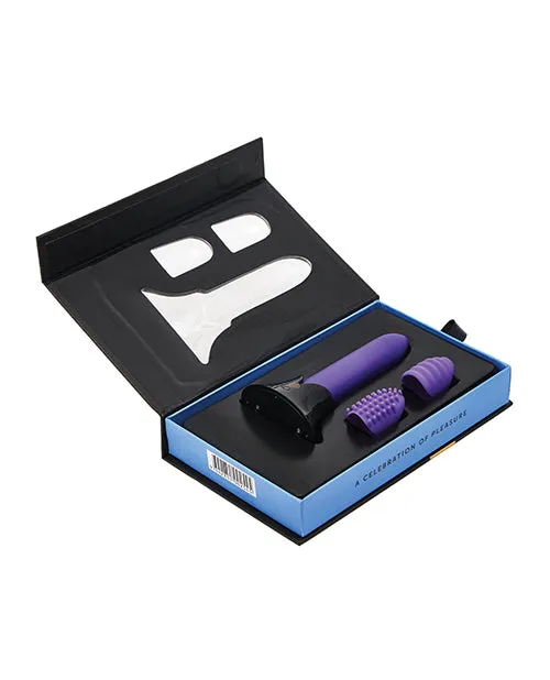 Vibrators Nu Sensuelle Nu Sensuelle Point Plus Rechargeable Silicone Bullet Purple