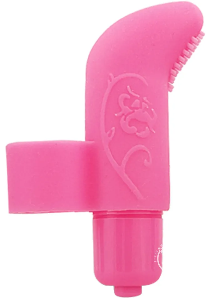Vibrators Play With Me By Blush Play with Me Finger Vibe Silicone Finger Vibrator Pink