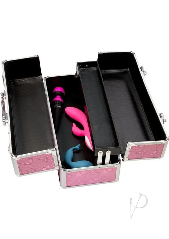 Vibrators Powerbullet Lockable Vibrator Case Large Pink