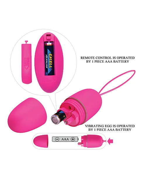 Vibrators Pretty Love Pretty Love Selkie Battery Powered Egg Fuchsia