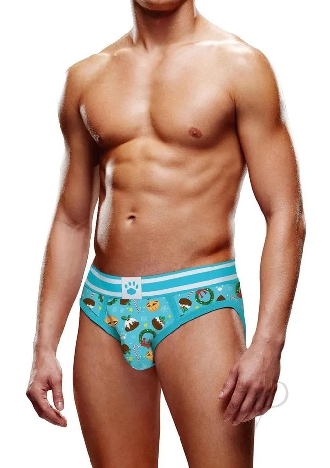 Vibrators Prowler Prowler Christmas Pudding Brief Medium BlueWhite Vibrators Prowler Prowler Christmas Pudding Brief Medium BlueWhite