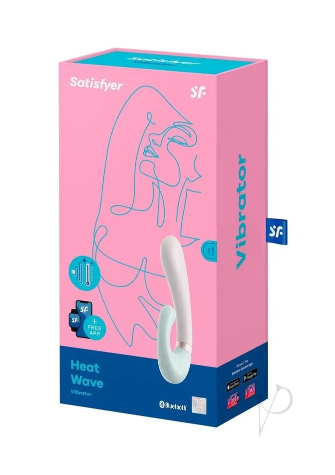 Vibrators Satisfyer Satisfyer Heat Wave Silicone Warming Rabbit Vibrator Mint Vibrators Satisfyer Satisfyer Heat Wave Silicone Warming Rabbit Vibrator Mint