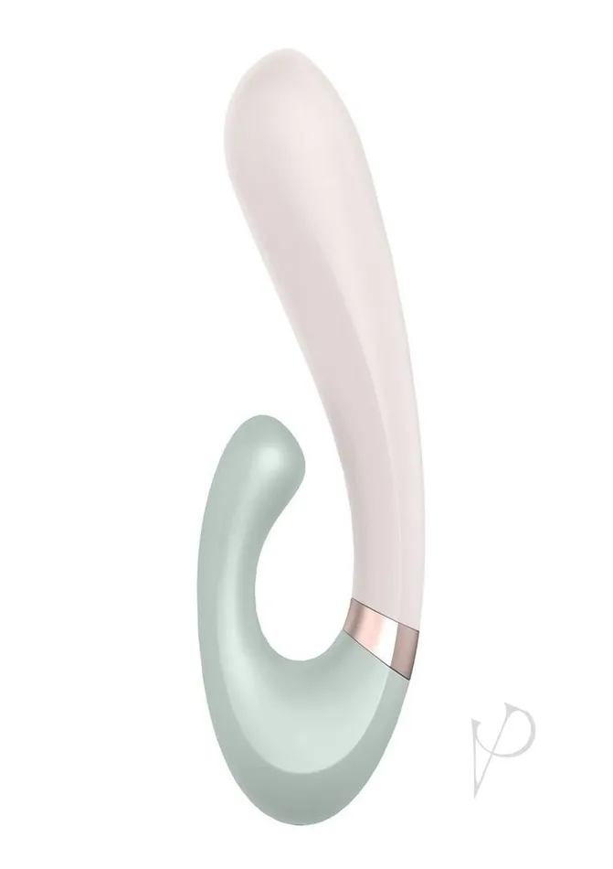 Vibrators Satisfyer Satisfyer Heat Wave Silicone Warming Rabbit Vibrator Mint Vibrators Satisfyer Satisfyer Heat Wave Silicone Warming Rabbit Vibrator Mint