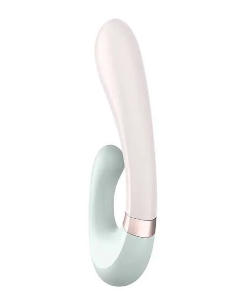 Vibrators Satisfyer Satisfyer Heat Wave Silicone Warming Rabbit Vibrator Mint Vibrators Satisfyer Satisfyer Heat Wave Silicone Warming Rabbit Vibrator Mint
