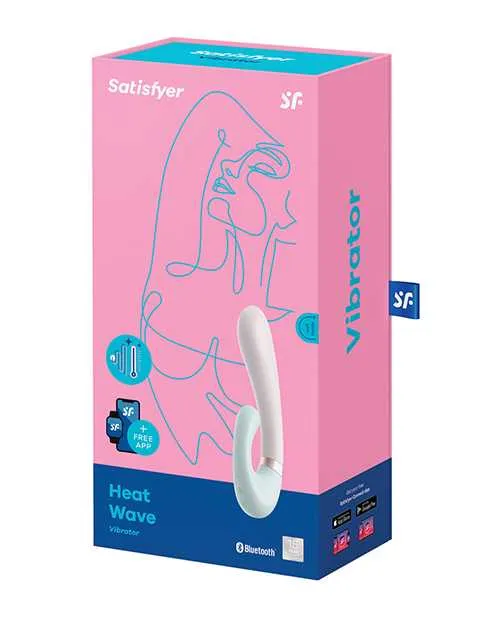 Vibrators Satisfyer Satisfyer Heat Wave Silicone Warming Rabbit Vibrator Mint Vibrators Satisfyer Satisfyer Heat Wave Silicone Warming Rabbit Vibrator Mint