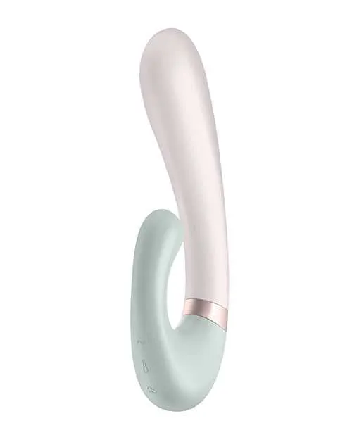 Vibrators Satisfyer Satisfyer Heat Wave Silicone Warming Rabbit Vibrator Mint Vibrators Satisfyer Satisfyer Heat Wave Silicone Warming Rabbit Vibrator Mint
