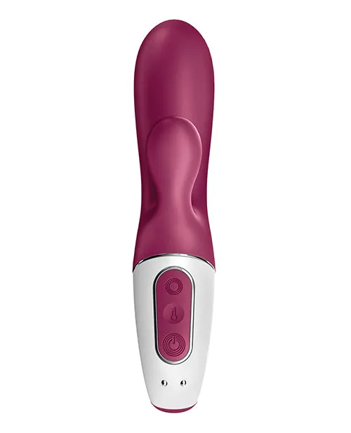 Vibrators Satisfyer Satisfyer Hot Bunny Warming Rabbit Vibrator Magenta