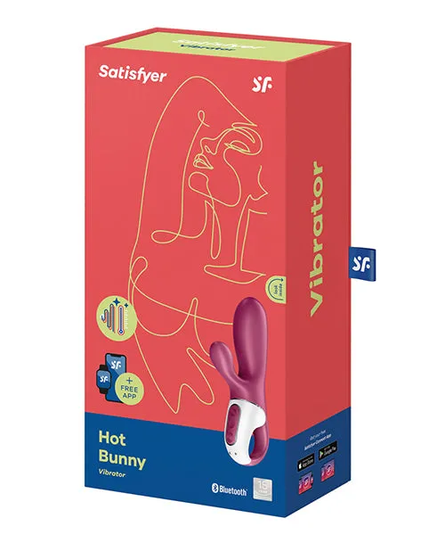 Vibrators Satisfyer Satisfyer Hot Bunny Warming Rabbit Vibrator Magenta