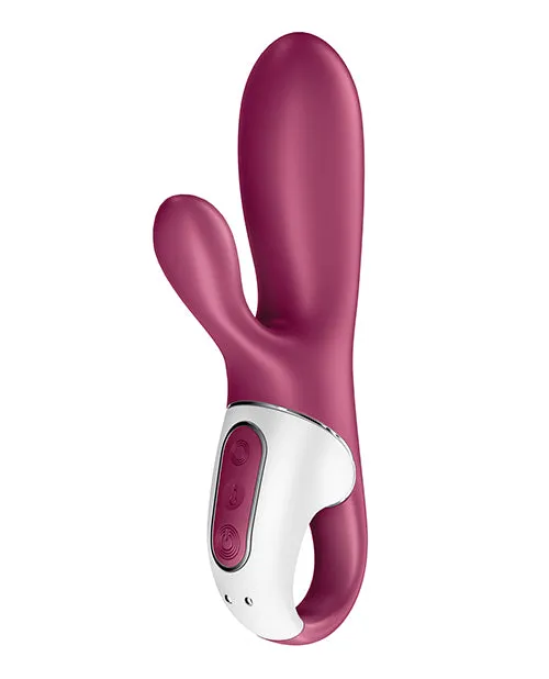Vibrators Satisfyer Satisfyer Hot Bunny Warming Rabbit Vibrator Magenta