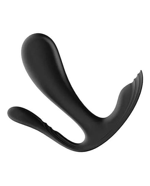 Vibrators Satisfyer Satisfyer Top Secret Connect App Rechargeable Silicone Wearable Vibrator Black Vibrators Satisfyer Satisfyer Top Secret Connect App Rechargeable Silicone Wearable Vibrator Black