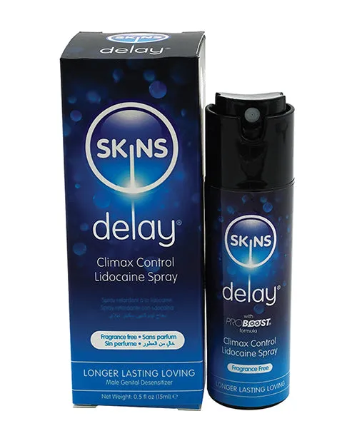 Vibrators Skins Skins Lidocaine Delay Spray 15ml