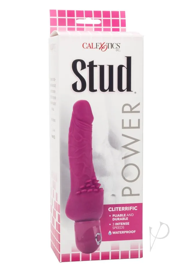 Vibrators Studs Power Stud Cliterrific Vibrator 675in Pink