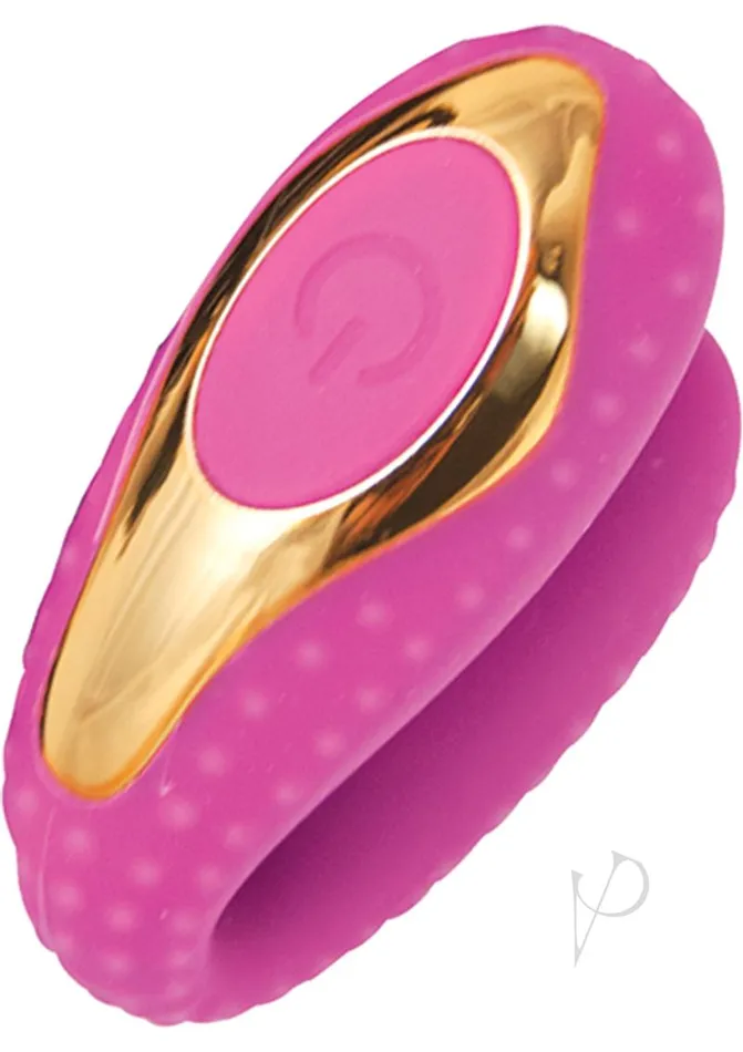 Vibrators Surenda Surenda Enhanced Oral Vibe Rechargeable Silicone Vibrator PinkGold