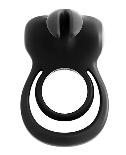Vibrators Vedo VeDO Thunder Bunny Rechargeable Dual Ring Black Pearl Vibrators Vedo VeDO Thunder Bunny Rechargeable Dual Ring Black Pearl
