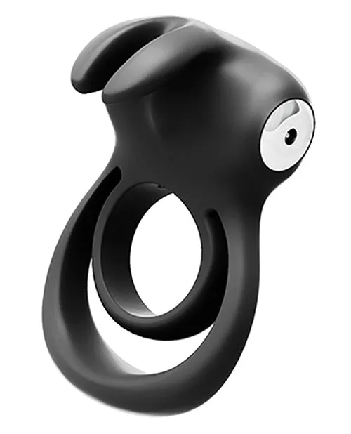 Vibrators Vedo VeDO Thunder Bunny Rechargeable Dual Ring Black Pearl Vibrators Vedo VeDO Thunder Bunny Rechargeable Dual Ring Black Pearl