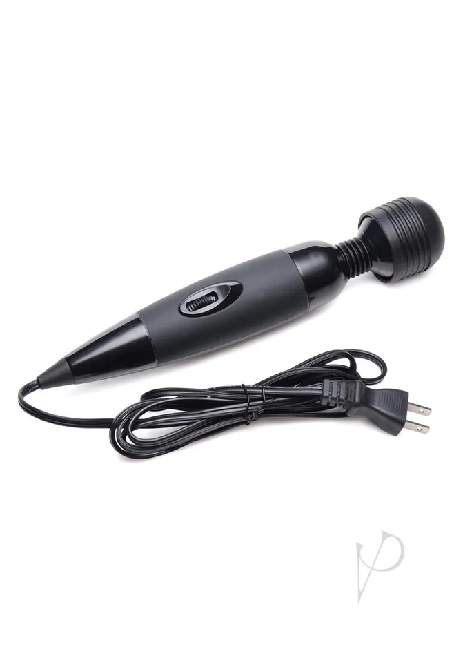 Vibrators Wand Essentials Wand Essentials Wander Wand Vibrating MultiSpeed Travel Size Wand Black