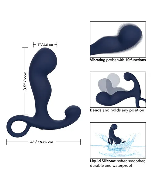 Viceroy Anal Viceroy Silicone Rechargeable Command Prostate Stimulator Blue