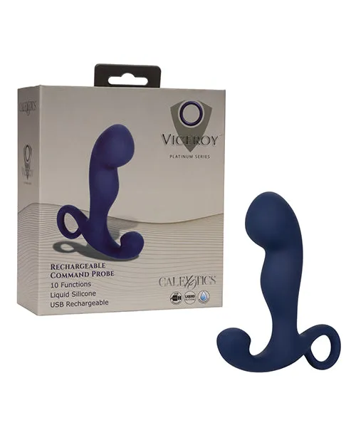 Viceroy Anal Viceroy Silicone Rechargeable Command Prostate Stimulator Blue