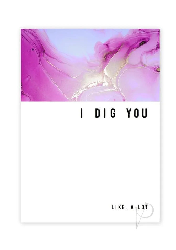 Warm Human Vibrators Warm Human I Dig You Greeting Card