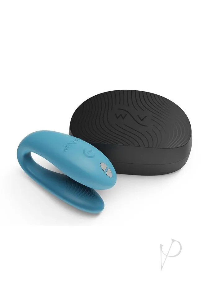 WeVibe Sync Go App Control Rechargeable Silicone Couples Vibrator Turquoise We Vibe Female Sex Toys