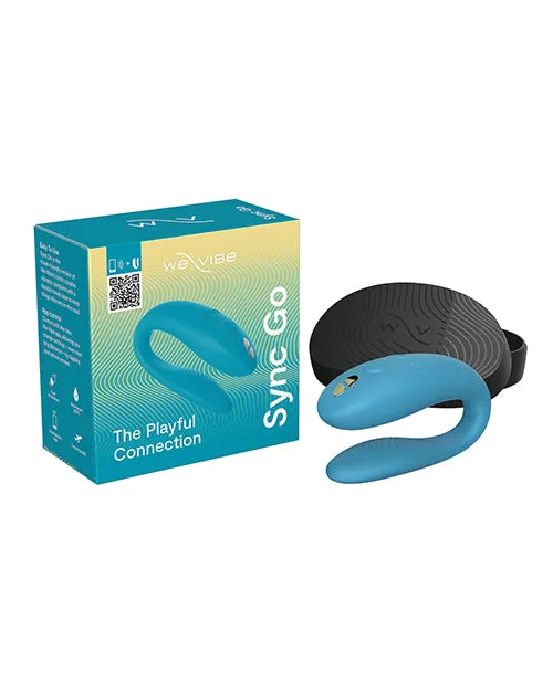 WeVibe Sync Go App Control Rechargeable Silicone Couples Vibrator Turquoise We Vibe Female Sex Toys
