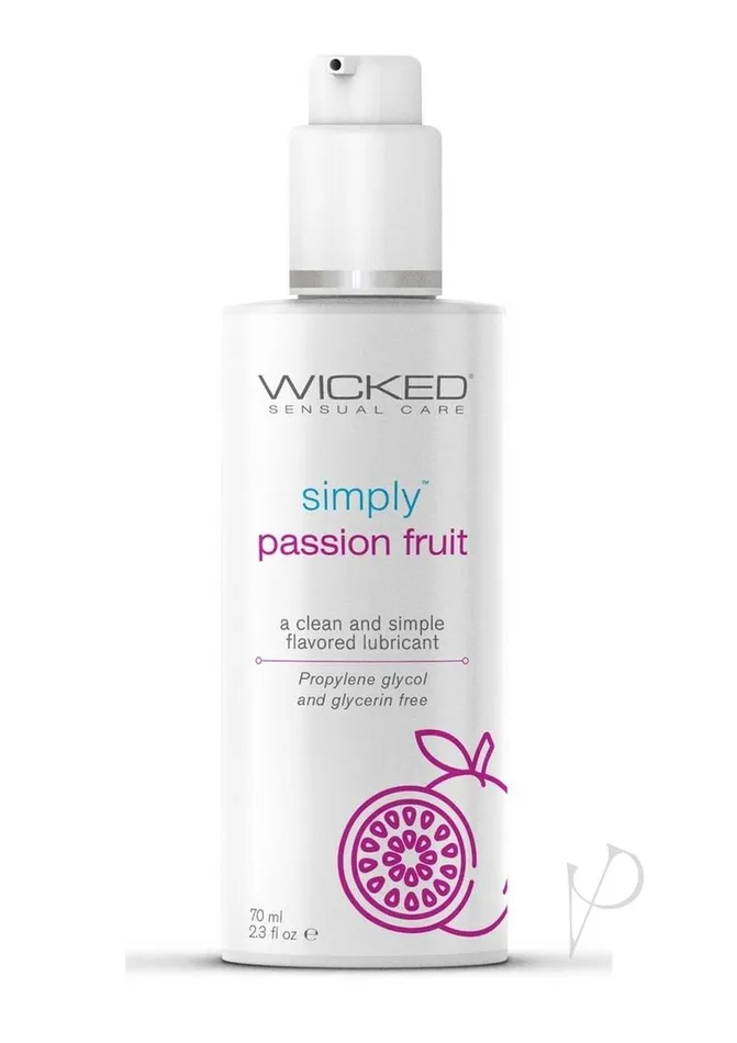 Wicked Simply Lubricants Wicked Simply Water Based Flavored Lubricant Passion Fruit 23oz Wicked Simply Lubricants Wicked Simply Water Based Flavored Lubricant Passion Fruit 23oz
